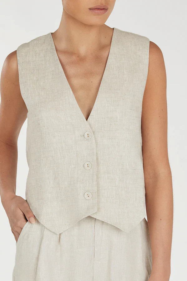 Pellavainen kaksiosainen setti