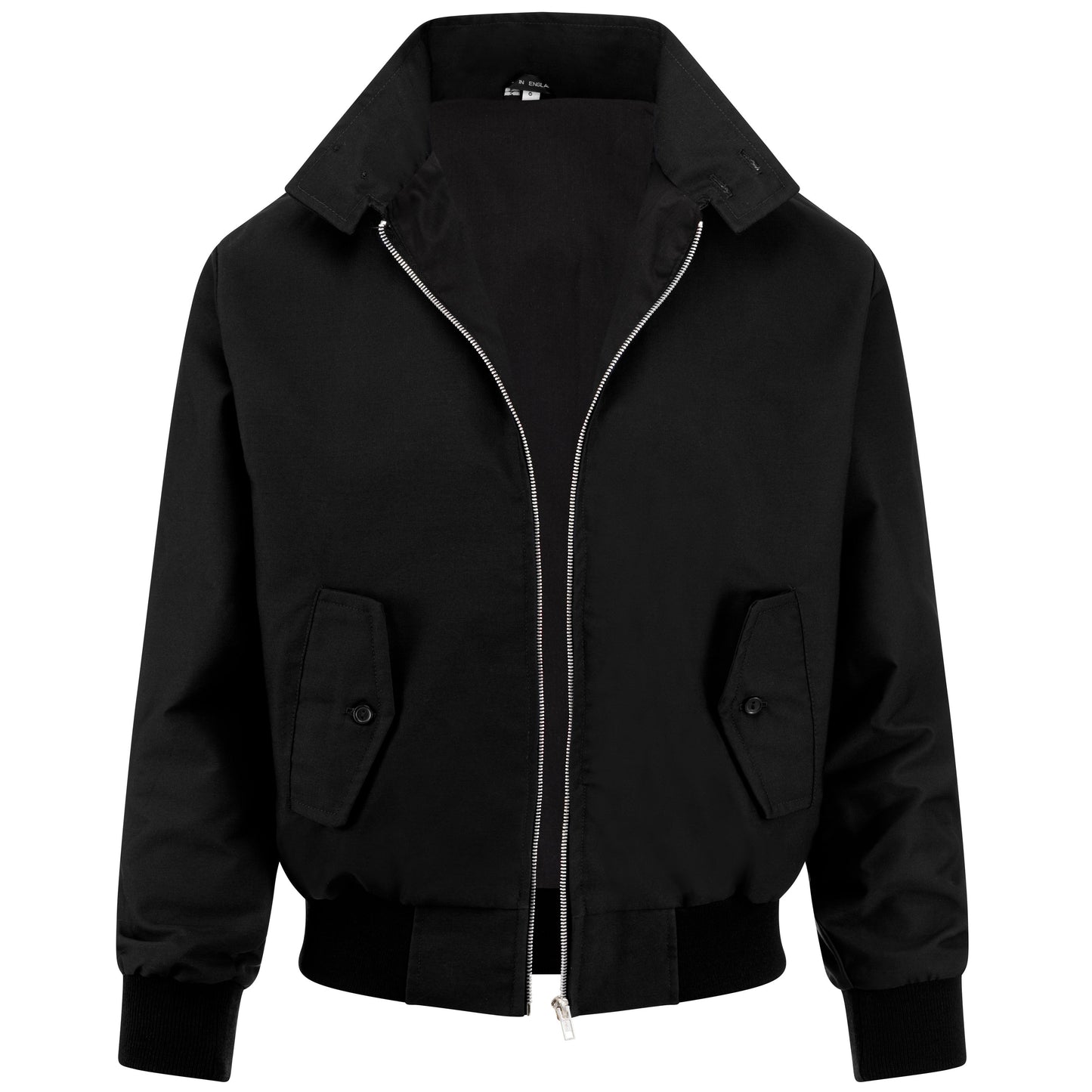 Miesten Harrington-takki mustalla vuorilla – musta