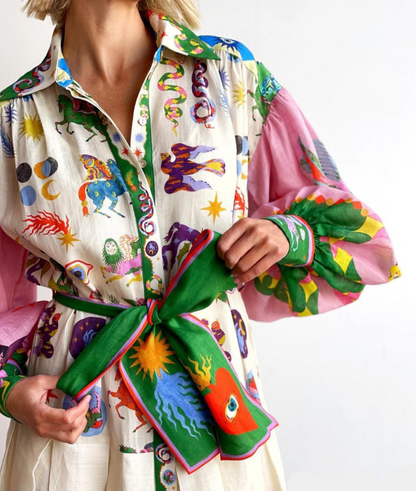 Freya Värikäs mekko