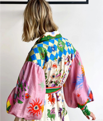 Freya Värikäs mekko