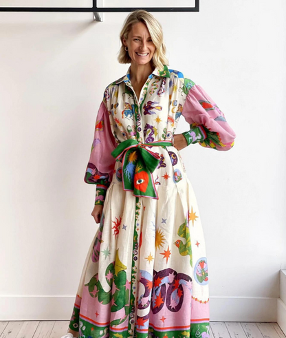 Freya Värikäs mekko