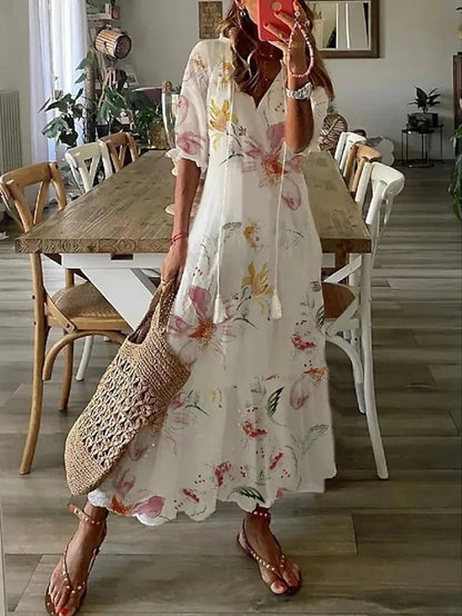Mikha boheemi vatsaa peittävä mekko 1 + 1 ilmaiseksi